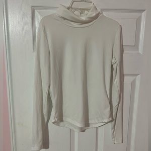 White turtle neck